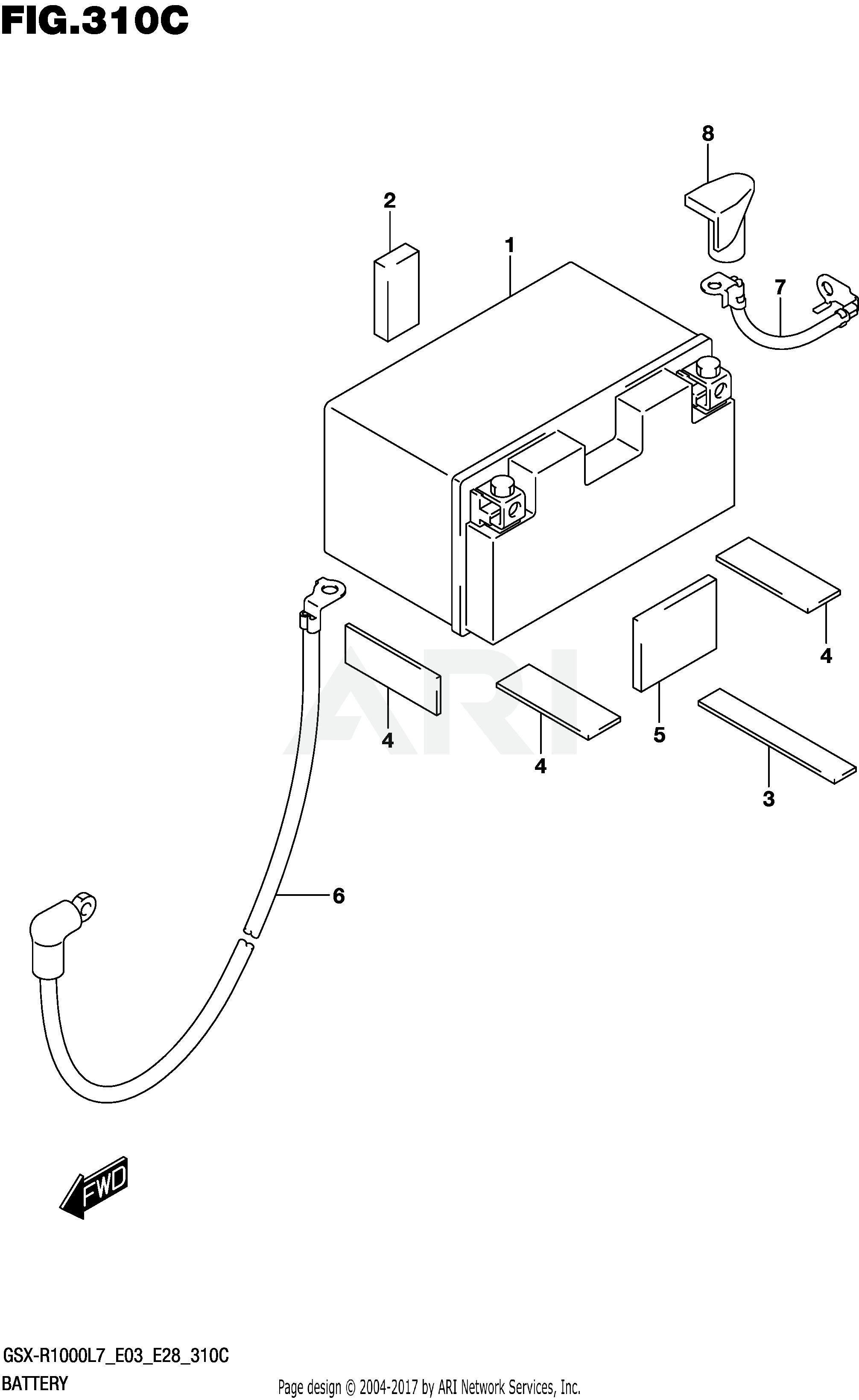 BATTERY (GSX-R1000L7 E33)