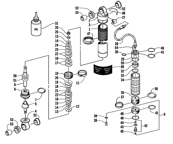 FRONT SUSPENSION SHOCK ABSORBER