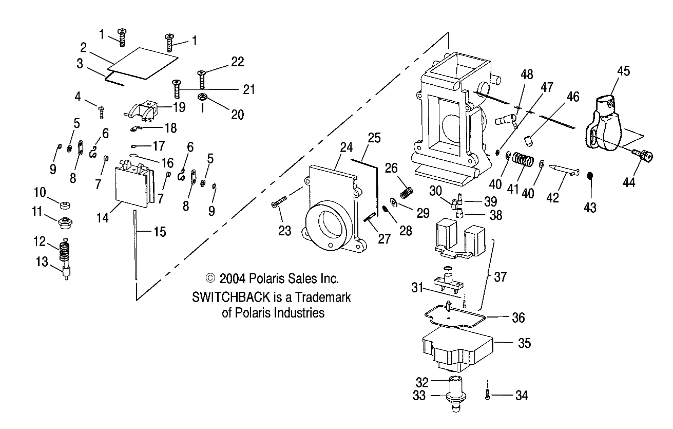 CARBURETOR (800) - S05NS8CS/CSA (4992809280D08)