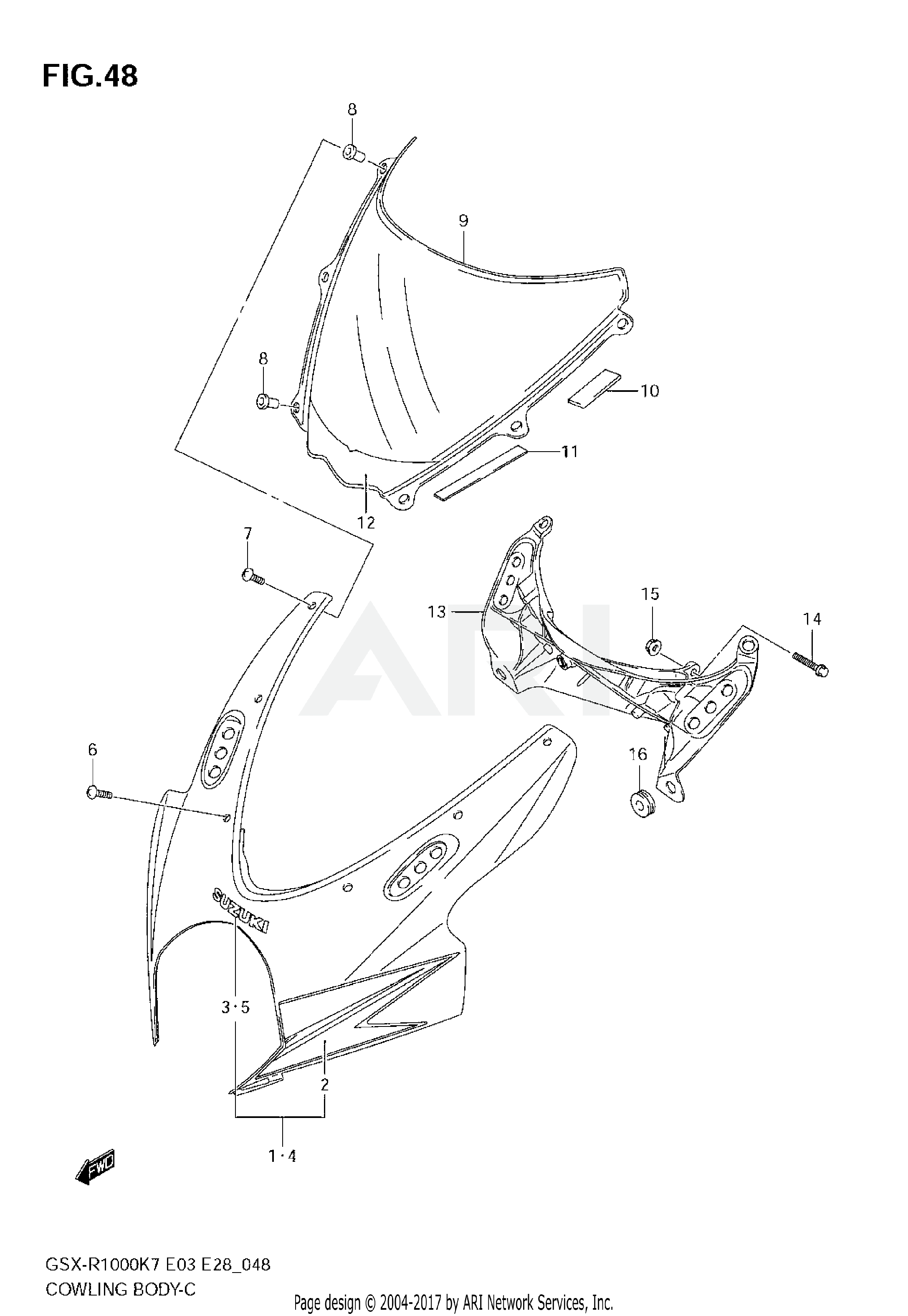 COWLING BODY (MODEL K7)