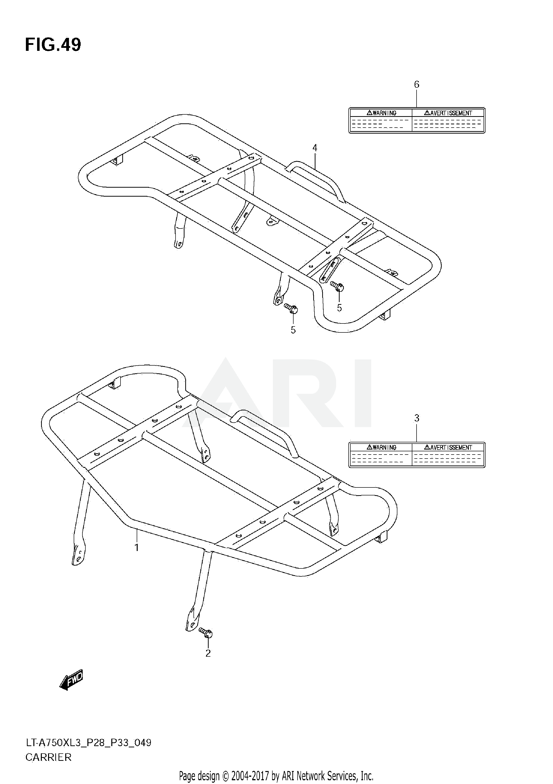 CARRIER (LT-A750XL3 E28)