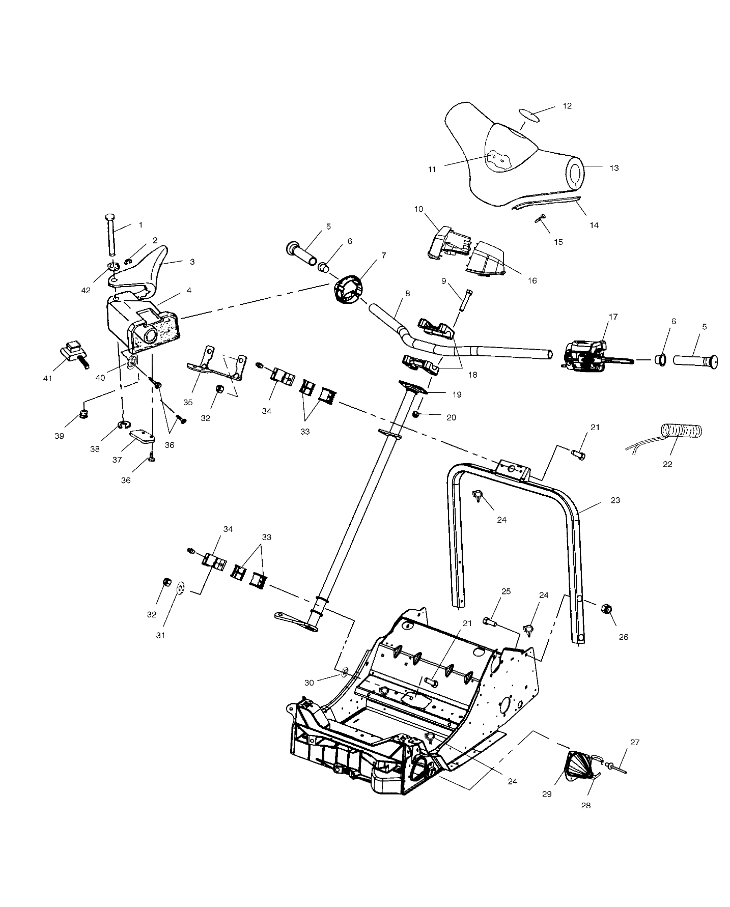 STEERING/HANDLEBAR - S03ND5CS (4977947794B01)