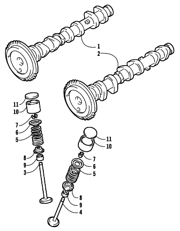 CAMSHAFT/VALVE ASSEMBLY