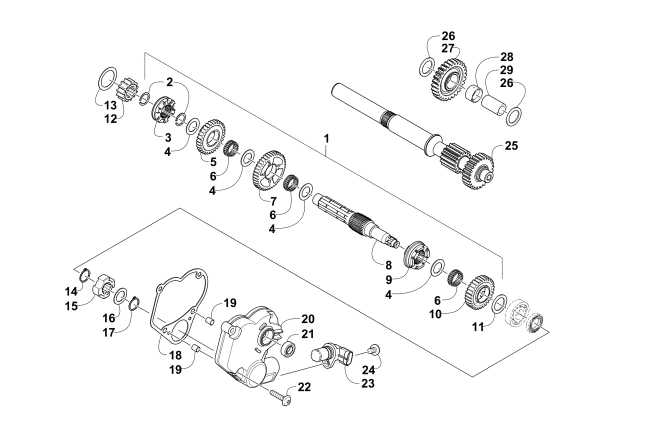 SECONDARY TRANSMISSION ASSEMBLY