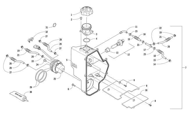 OIL TANK ASSEMBLY