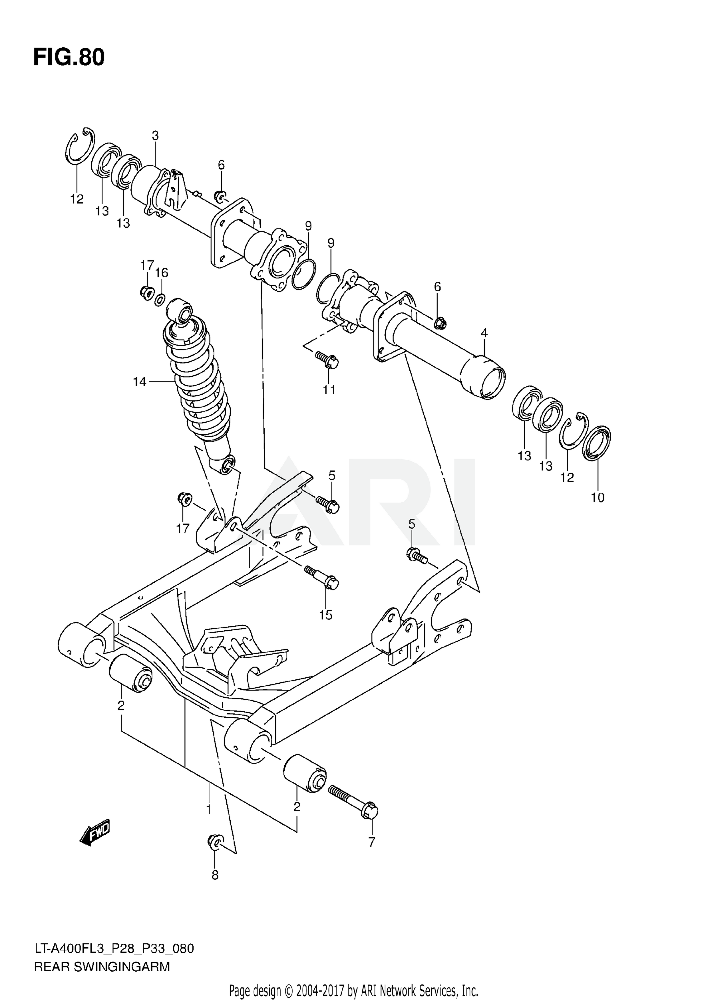 REAR SWINGINGARM