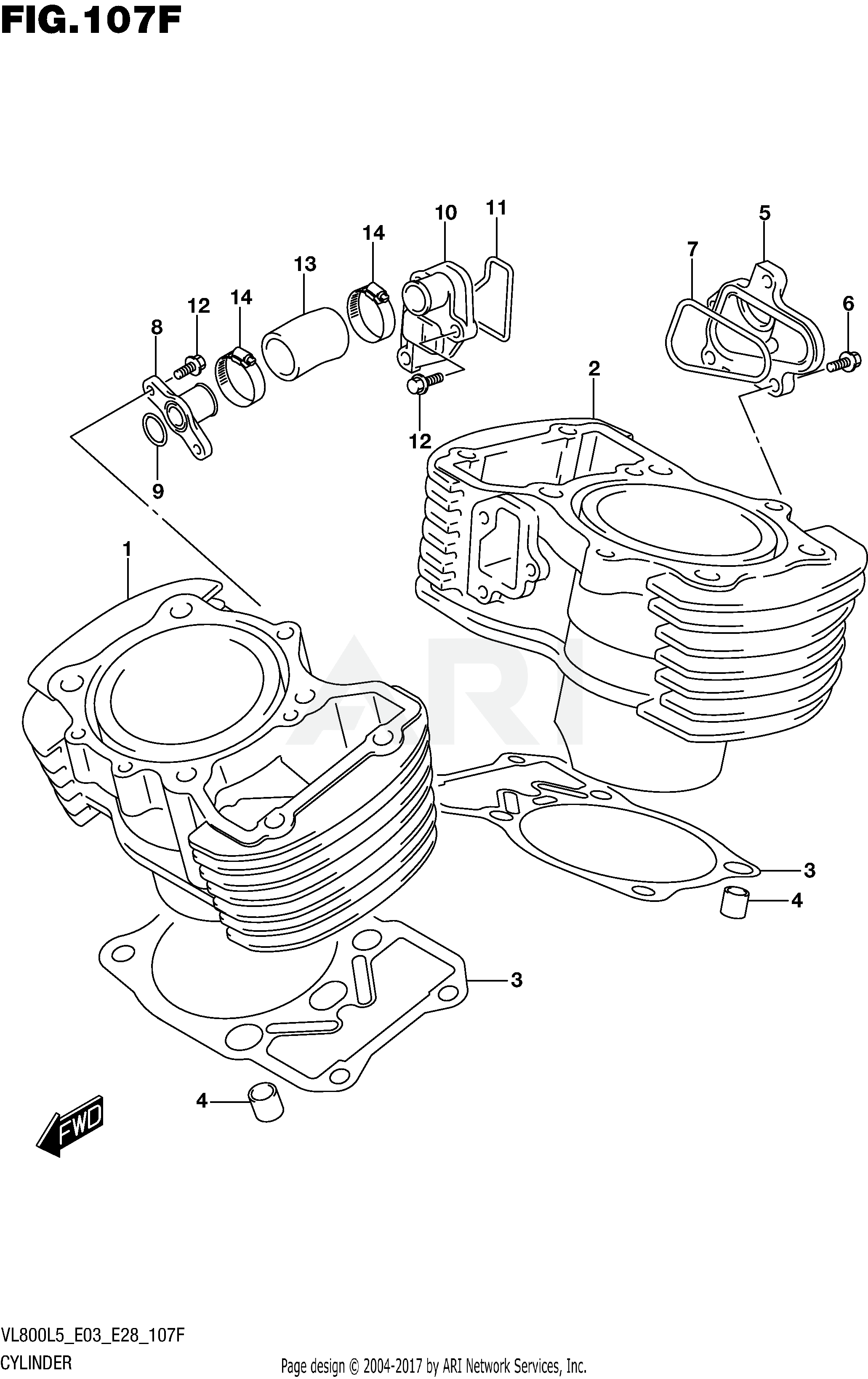 CYLINDER (VL800BL5 E28)