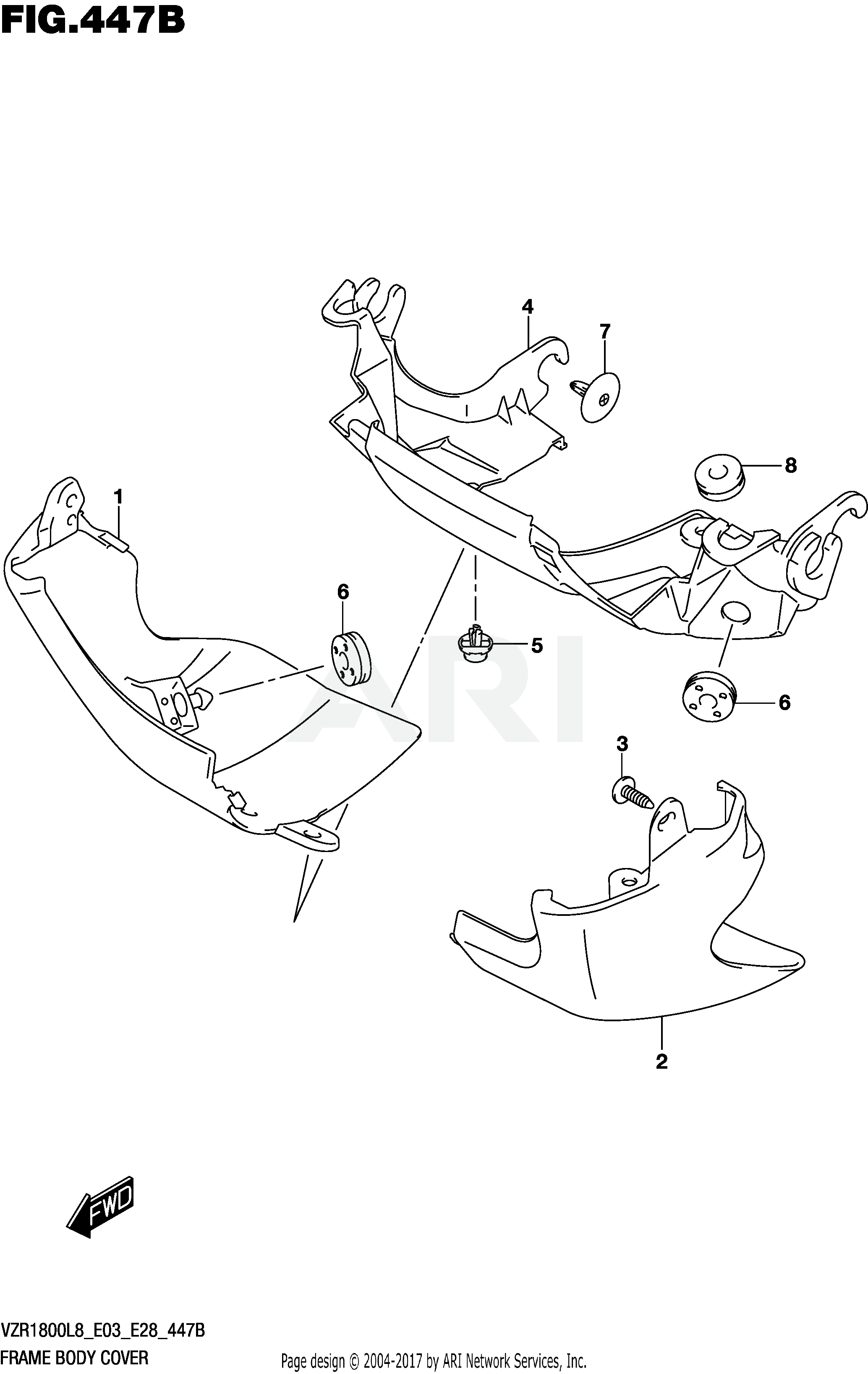 FRAME BODY COVER (VZR1800BZL8 E03)