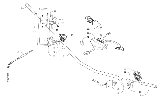 HANDLEBAR AND CONTROLS