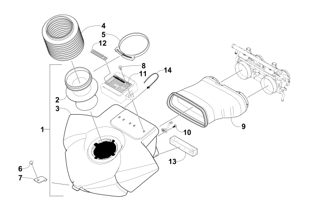 AIR SILENCER ASSEMBLY