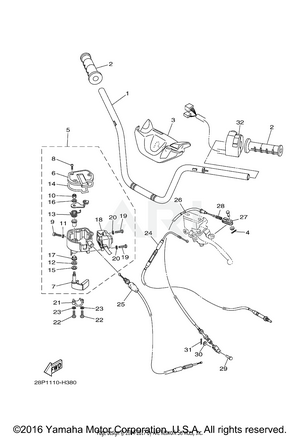 STEERING HANDLE CABLE