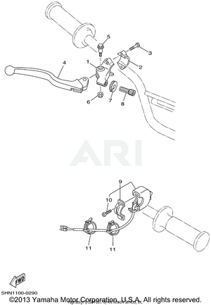 HANDLE SWITCH LEVER