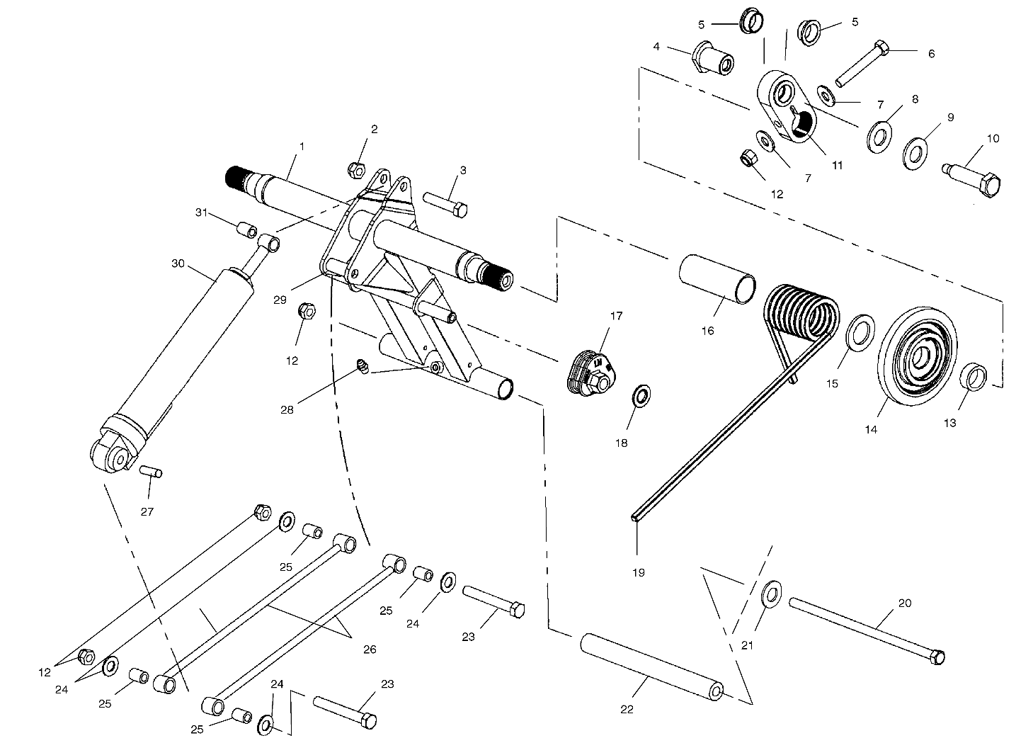 REAR TORQUE ARM - S02NT7DS (4970727072B13)