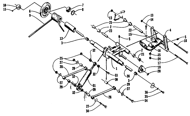 REAR SUSPENSION REAR ARM ASSEMBLIES