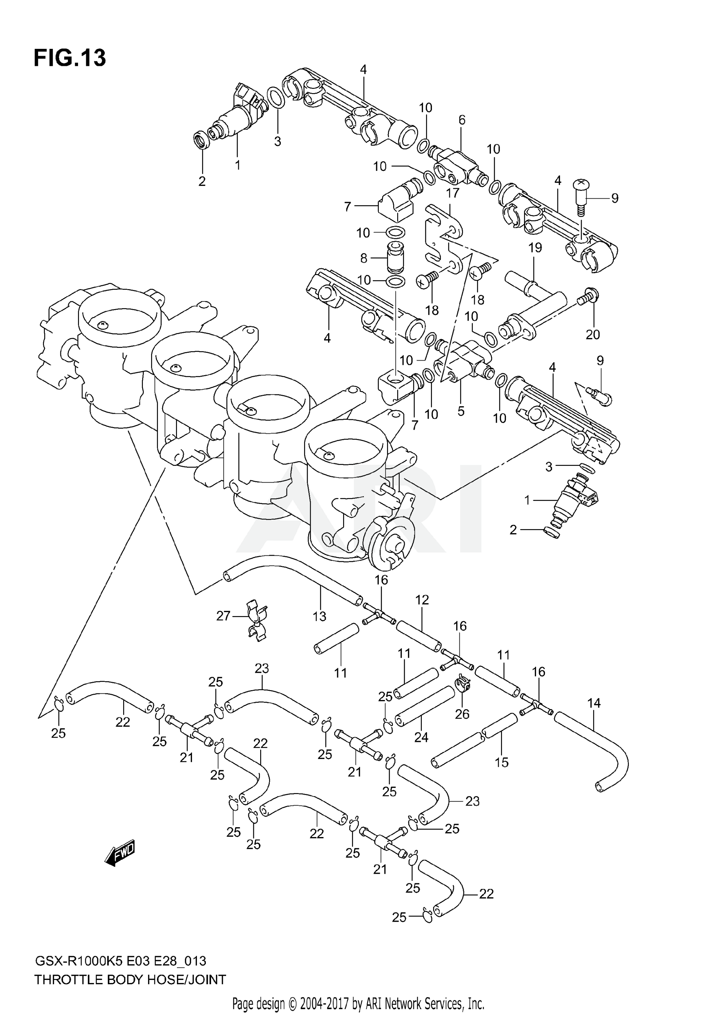 THROTTLE BODY HOSE/JOINT