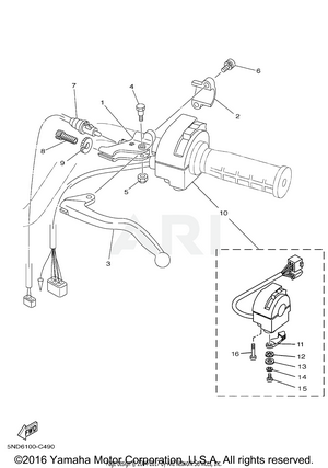 HANDLE SWITCH LEVER