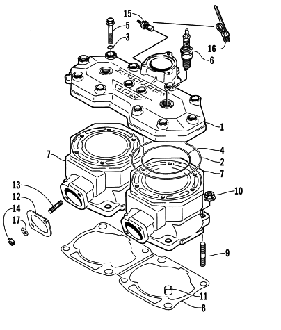 CYLINDER AND HEAD ASSEMBLY