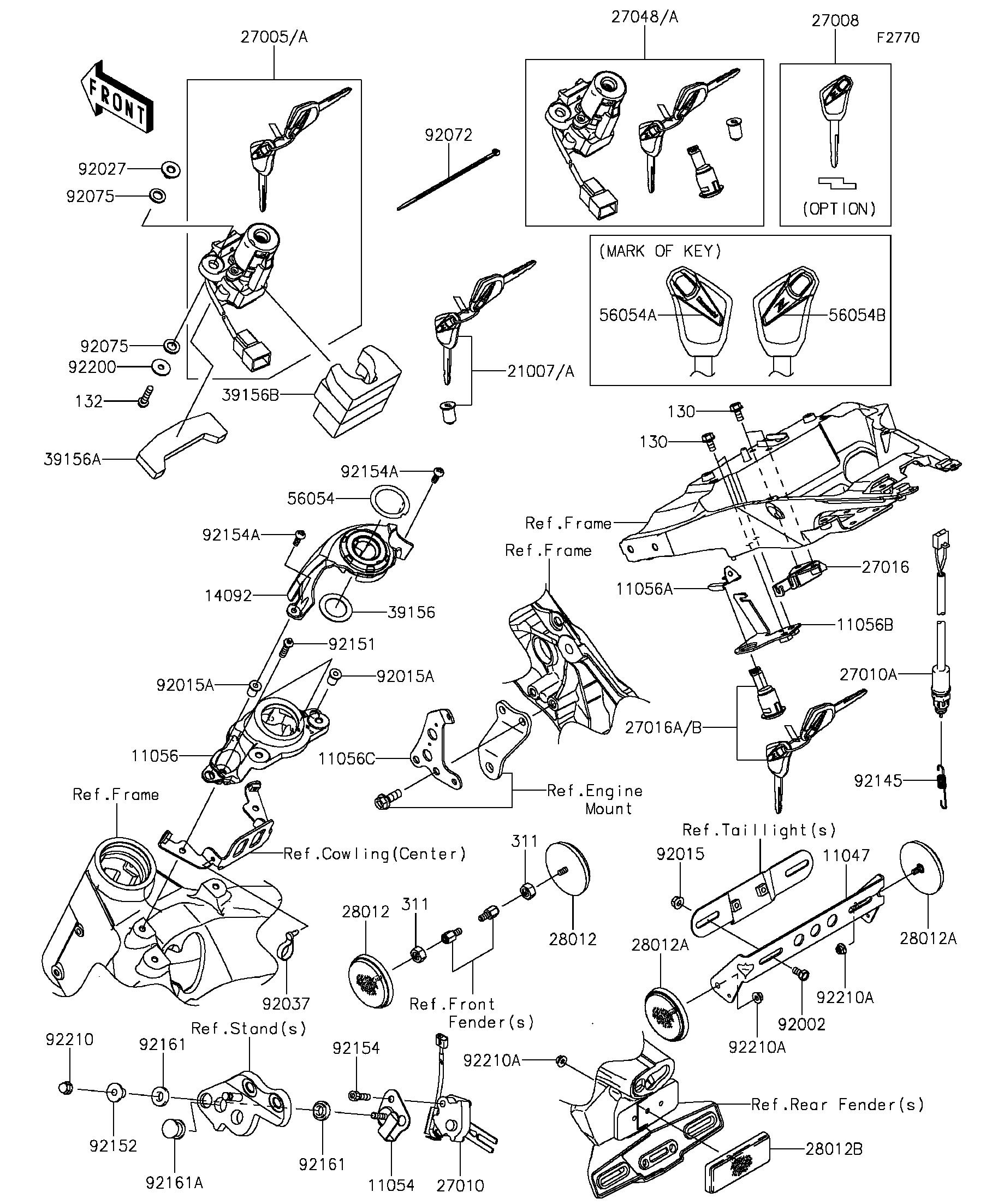 Ignition Switch/Locks/Reflectors