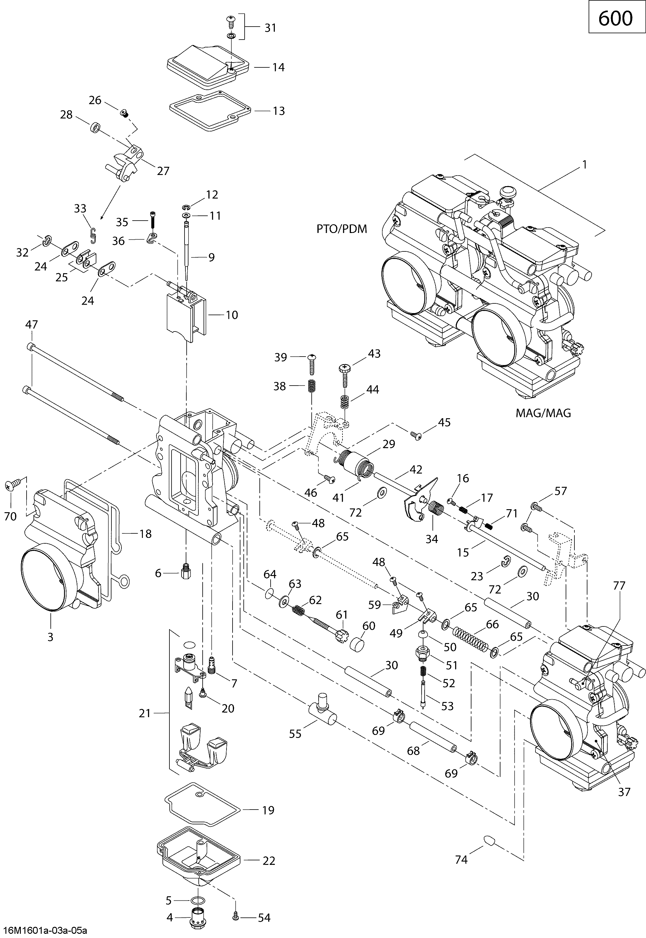 Carburetor - 600 CARB