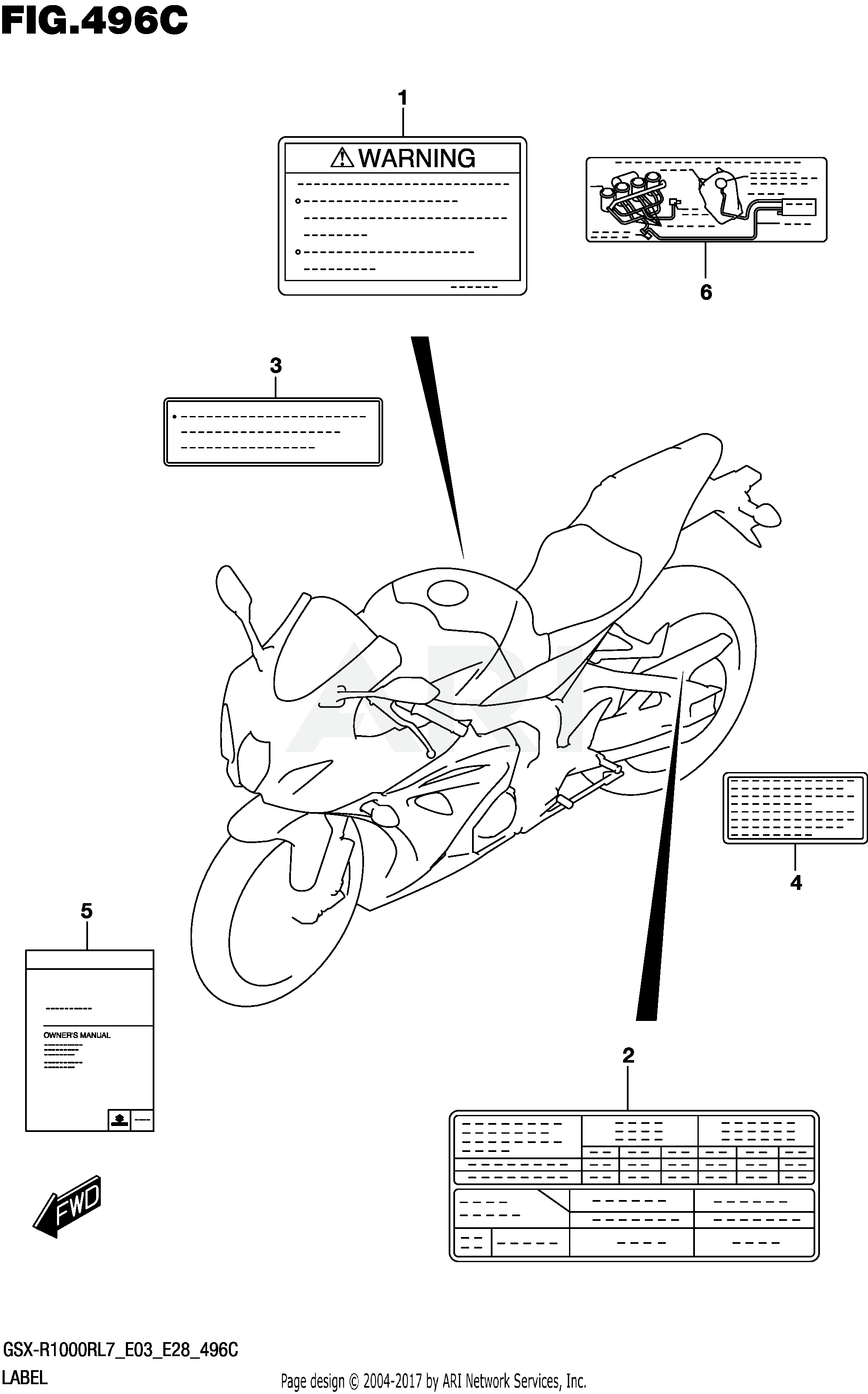 LABEL (GSX-R1000RL7 E33)