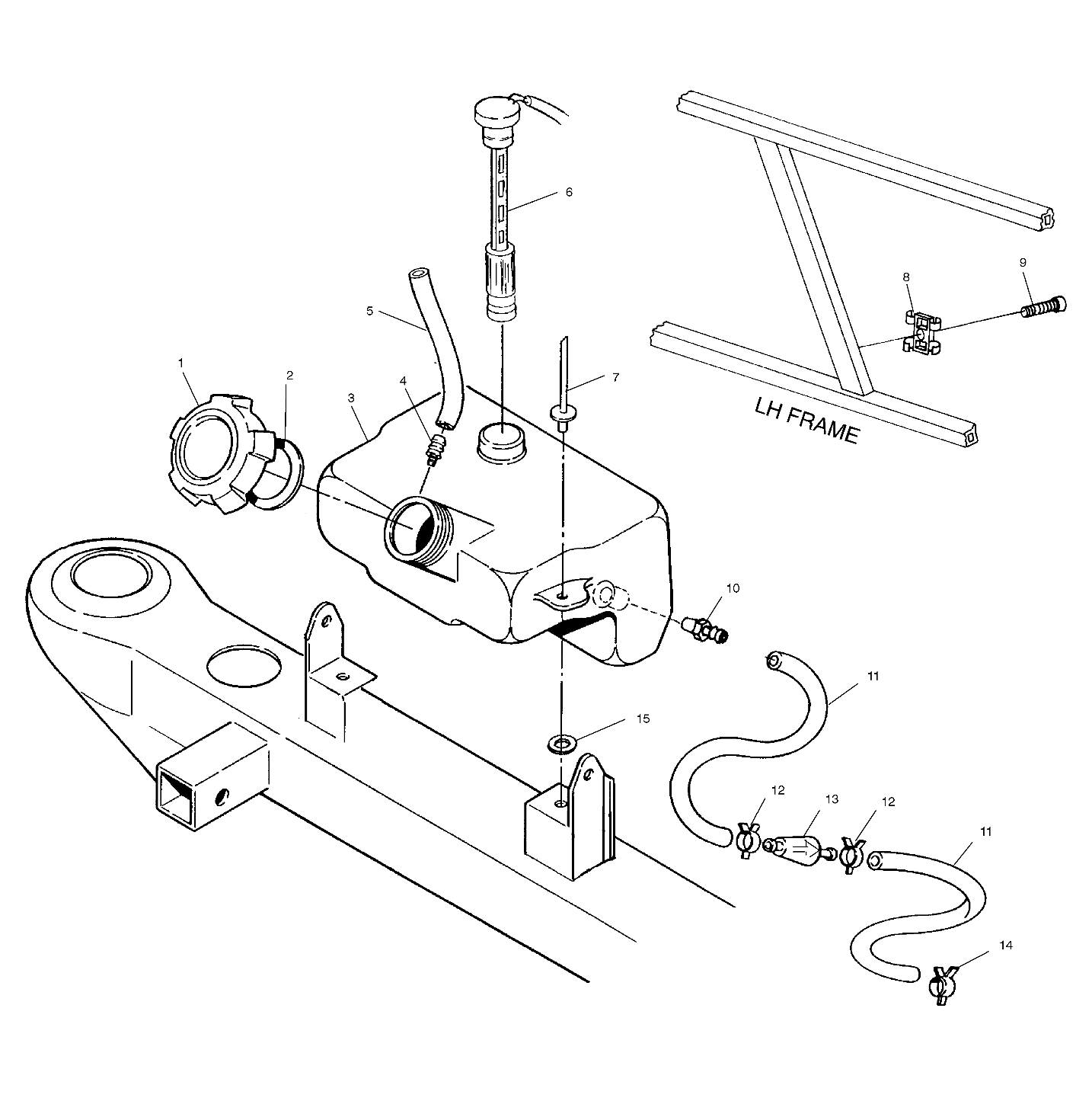 OIL TANK - A03BA38CA (4982568256A11)