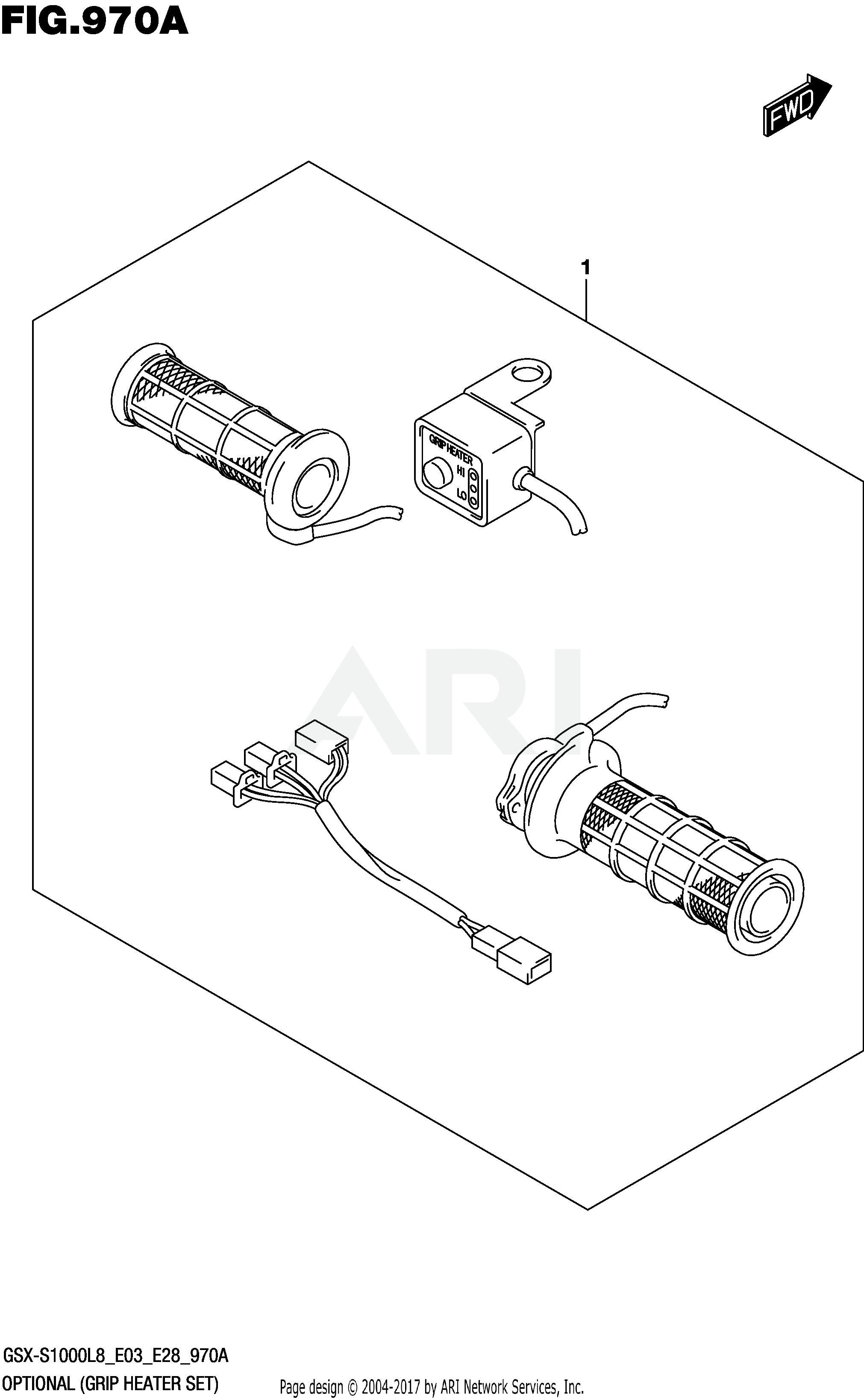 OPTIONAL (GRIP HEATER SET)