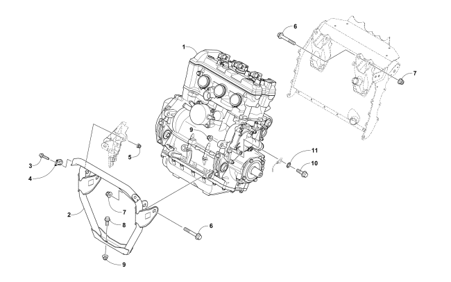 ENGINE AND RELATED PARTS