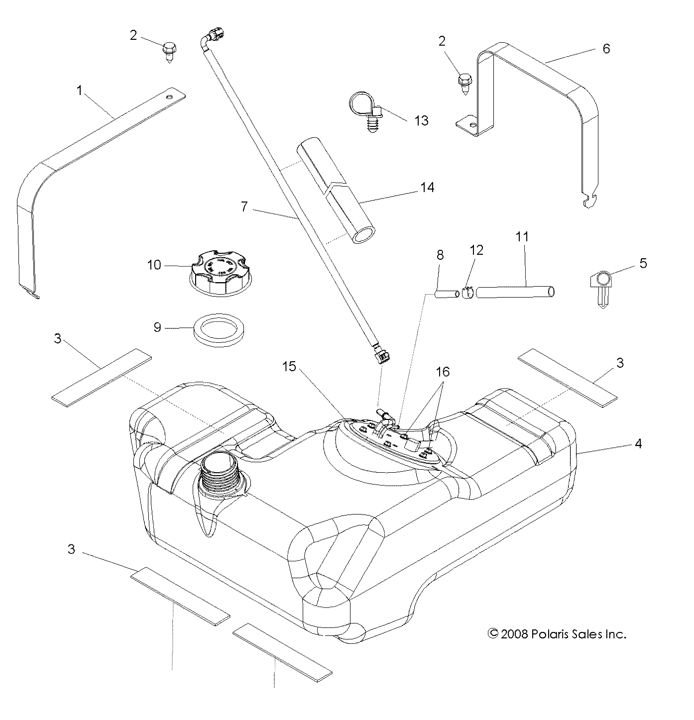 BODY, FUEL TANK - R09VH76 ALL OPTIONS (49RGRFUEL09RZR)