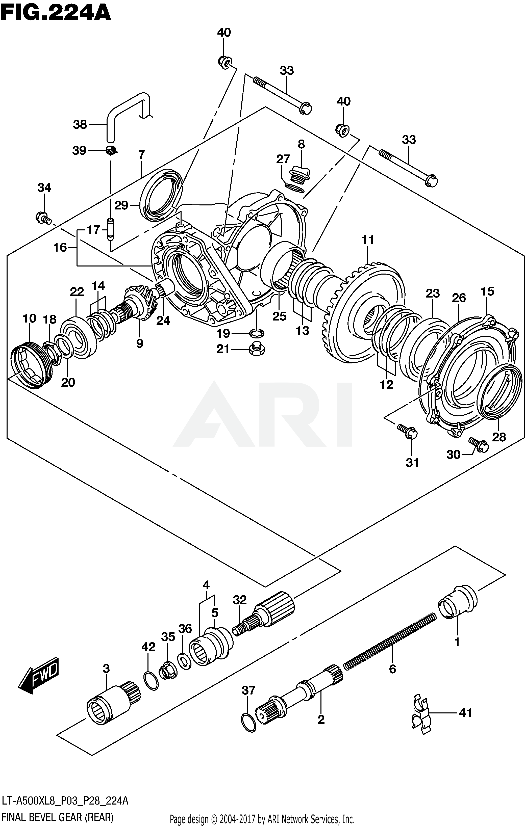 FINAL BEVEL GEAR (REAR)