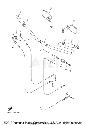 STEERING HANDLE CABLE