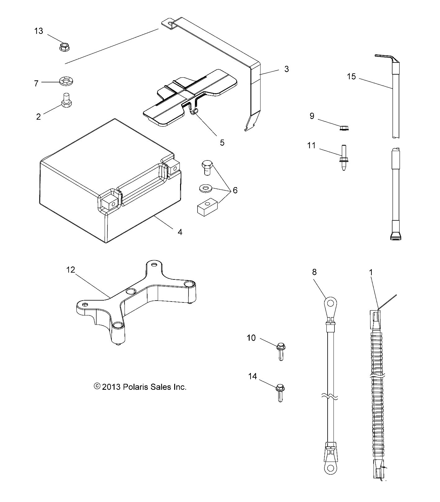 ELECTRICAL, BATTERY - A15SXE85FI (49ATVBATTERY14SP850F)