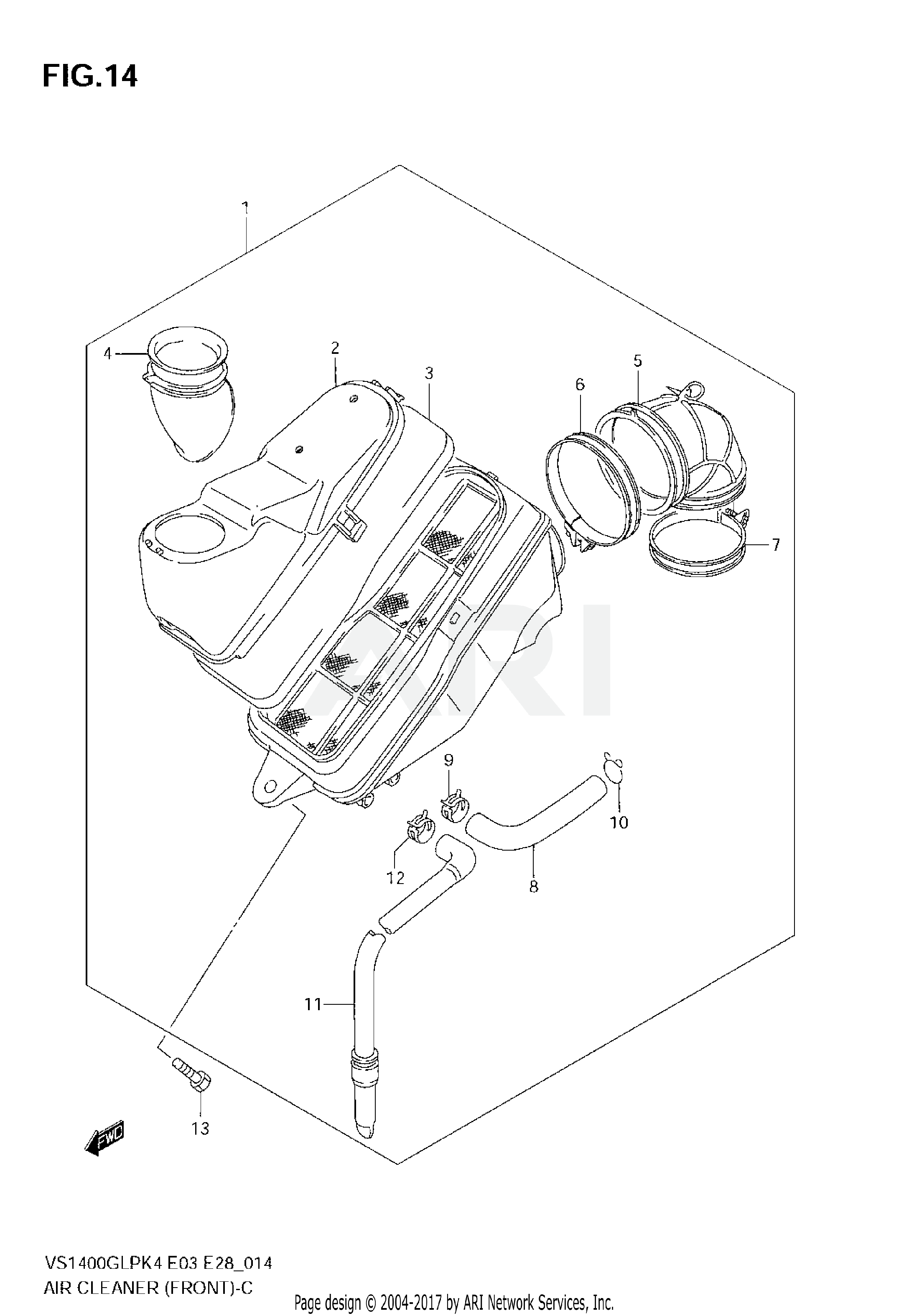 AIR CLEANER (FRONT)