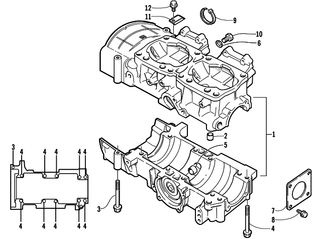 CRANKCASE ASSEMBLY