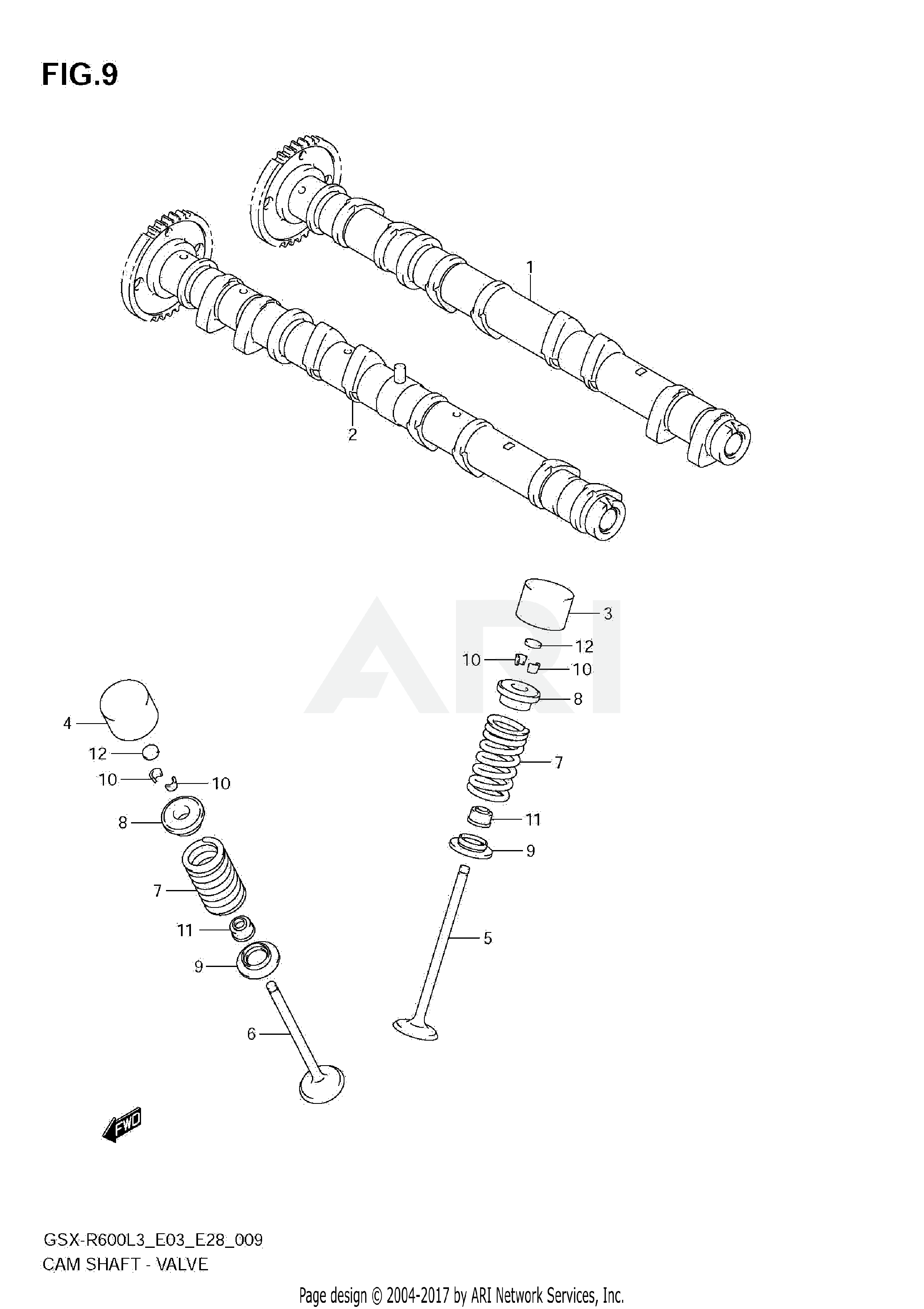 CAM SHAFT - VALVE