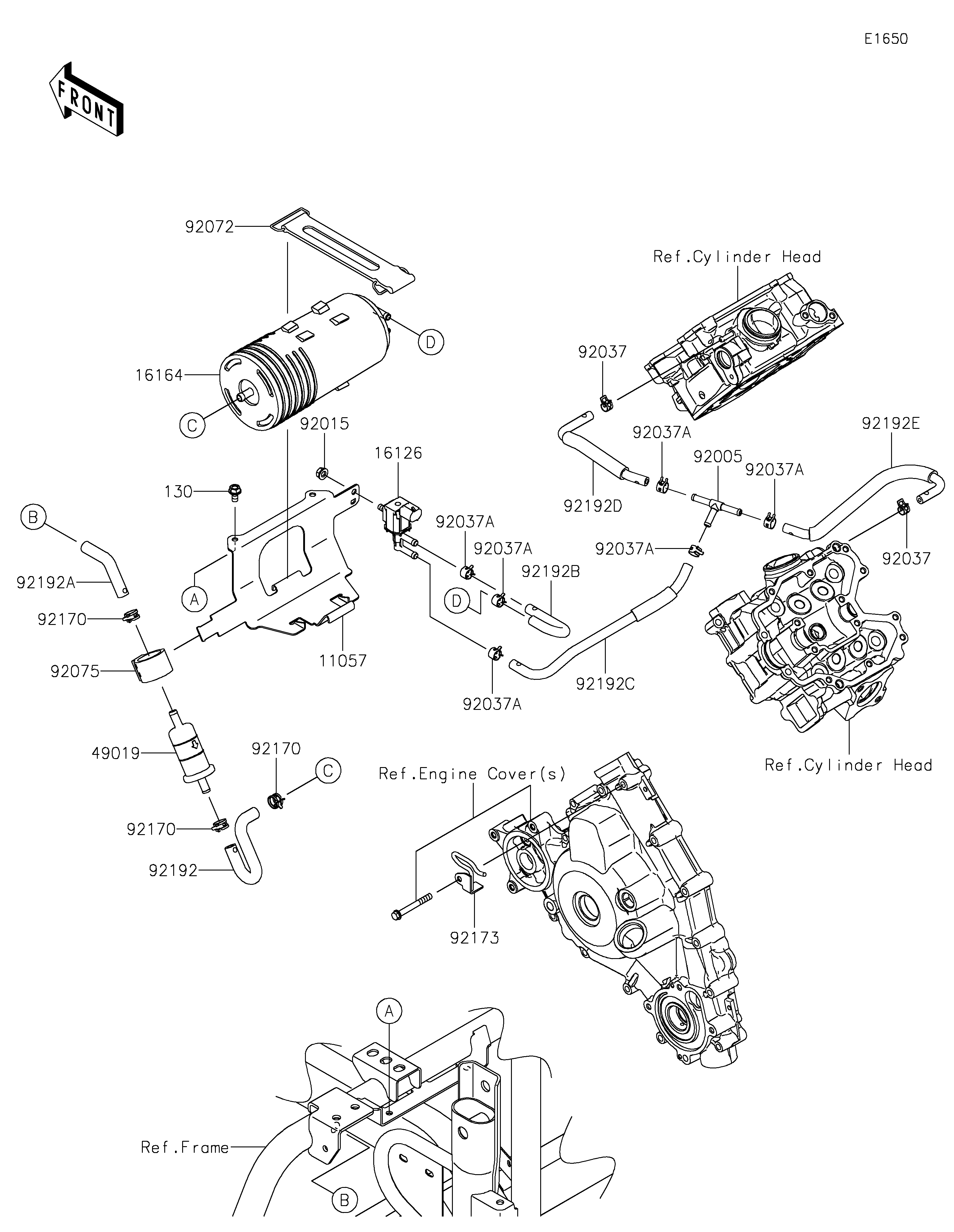 Fuel Evaporative System)(HJF/HKF)(CA)