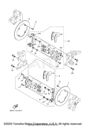 FRONT BRAKE CALIPER