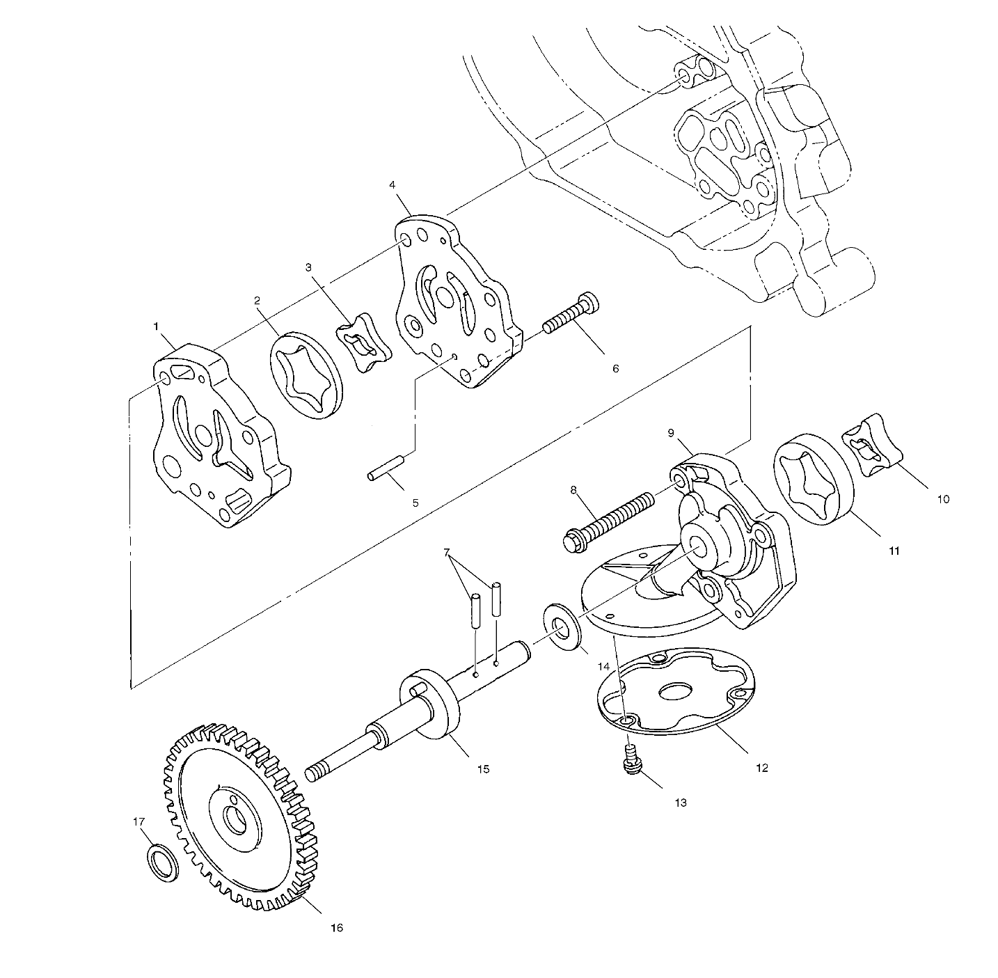 OIL PUMP - A02CH42AA (4968536853D09)