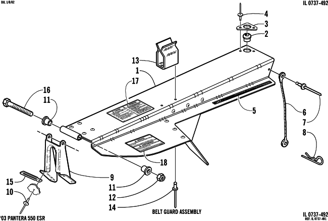 BELT GUARD ASSEMBLY