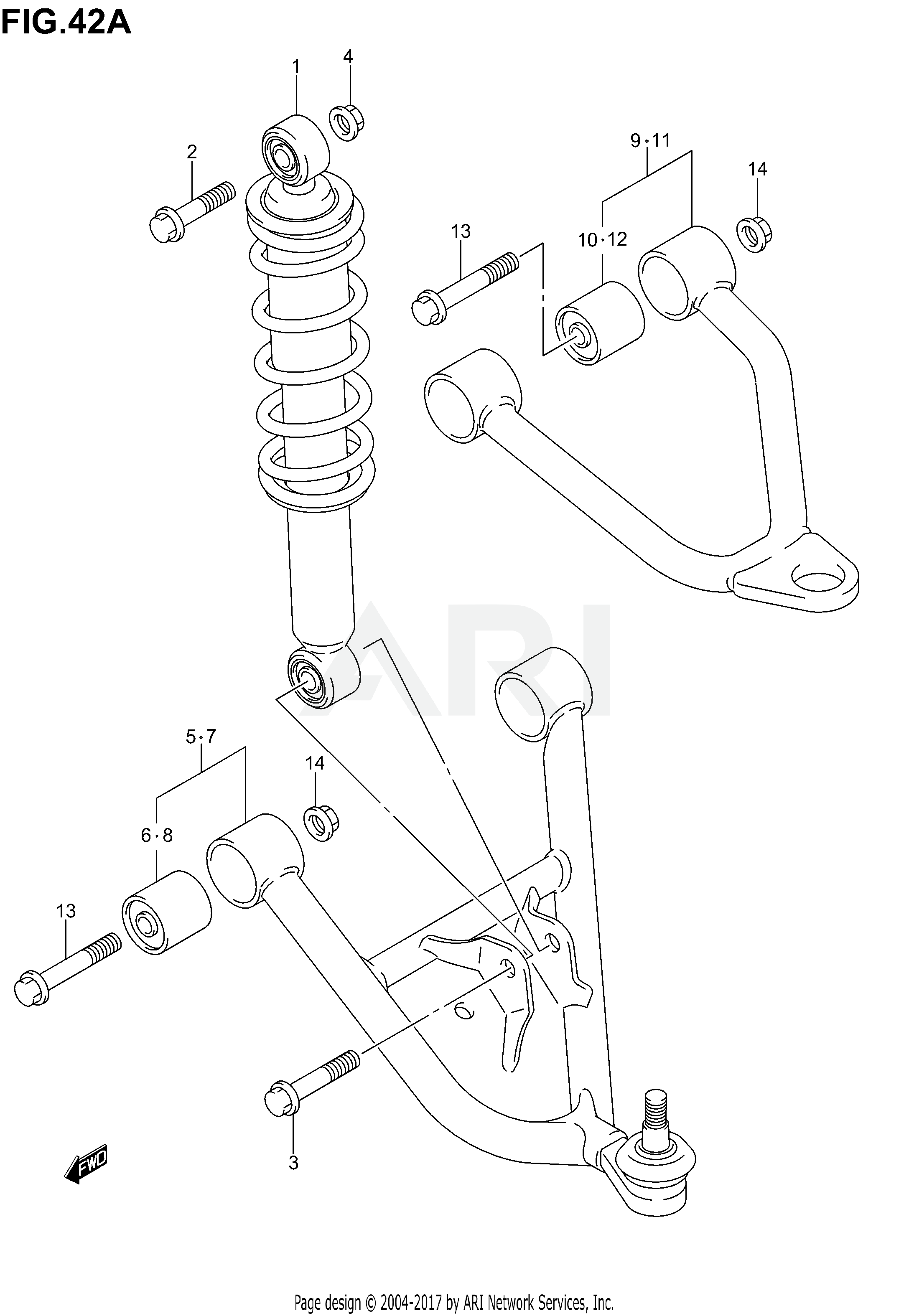 SUSPENSION ARM (MODEL K5/K6)