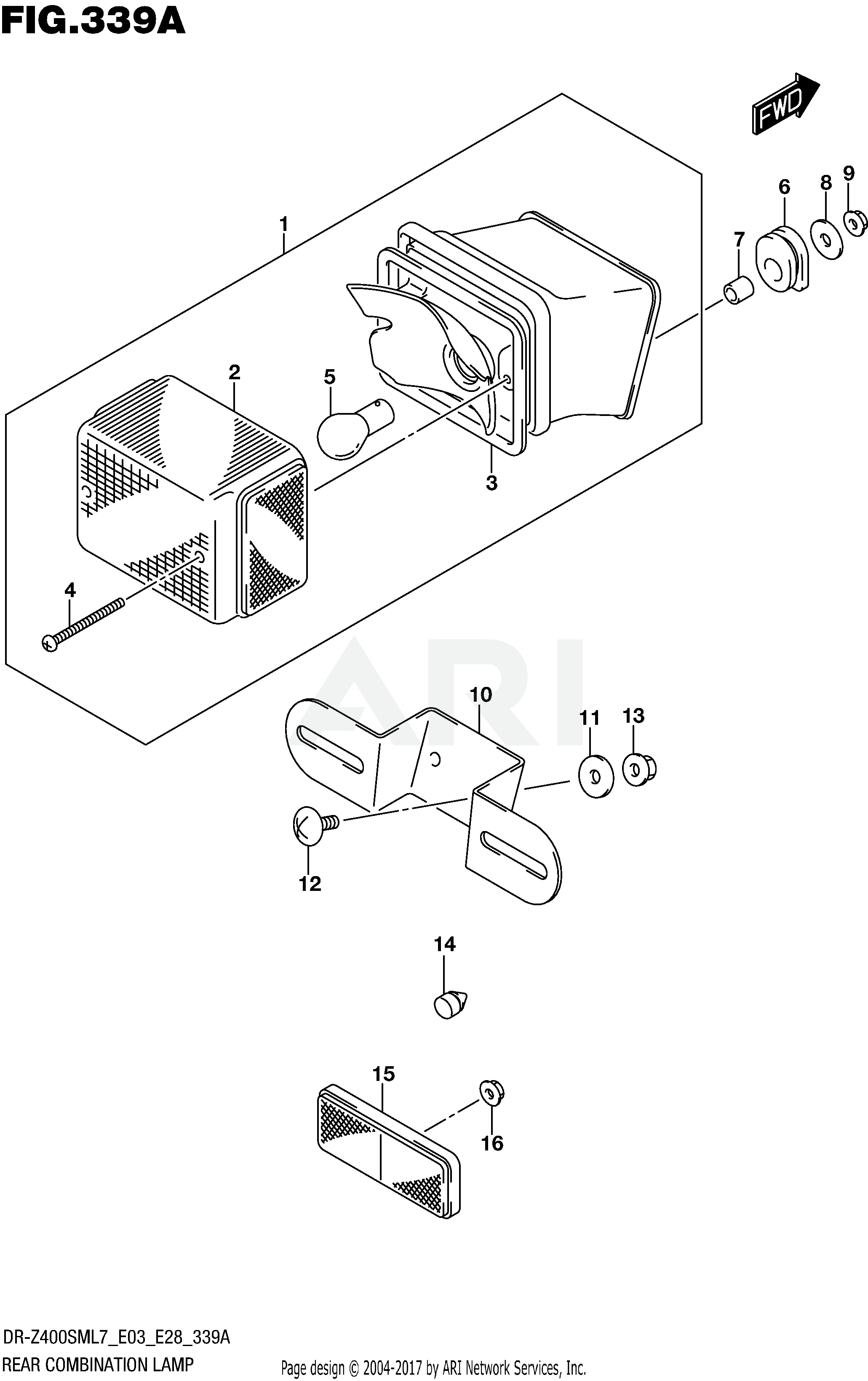 REAR COMBINATION LAMP