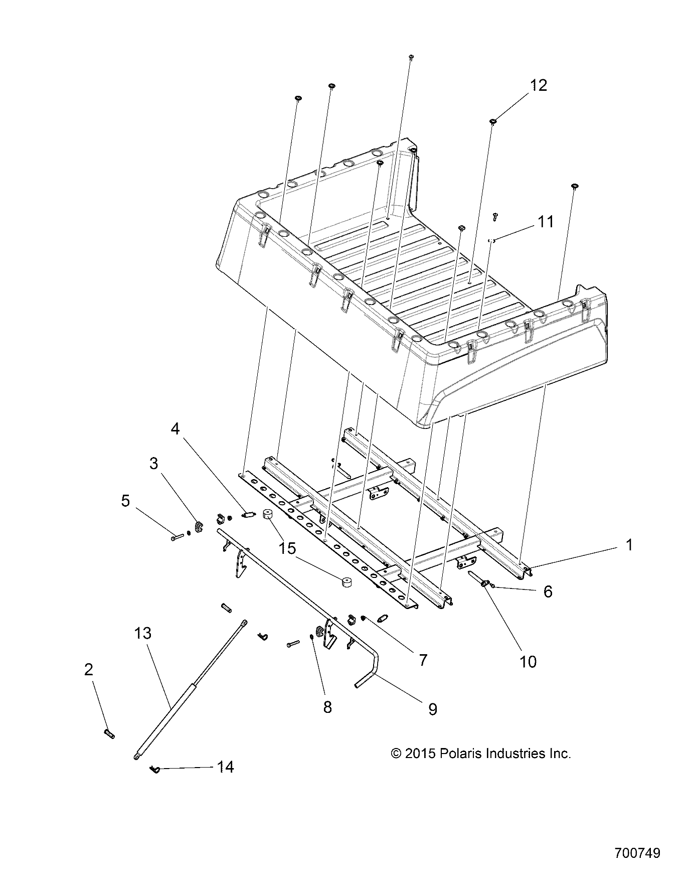 BODY, BOX MOUNTING - R18RMAE4G8/G9 (700749)