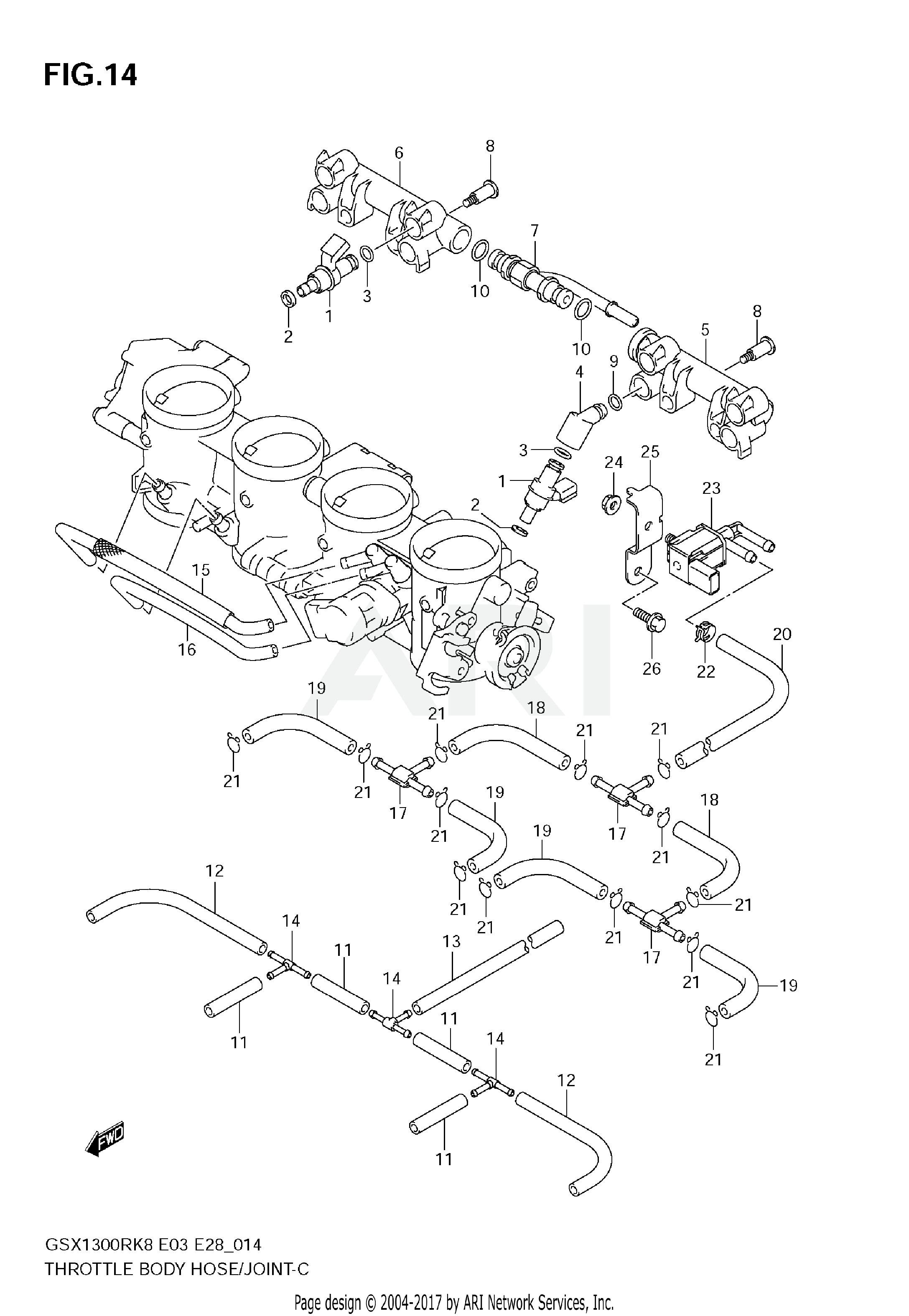 THROTTLE BODY HOSE/JOINT