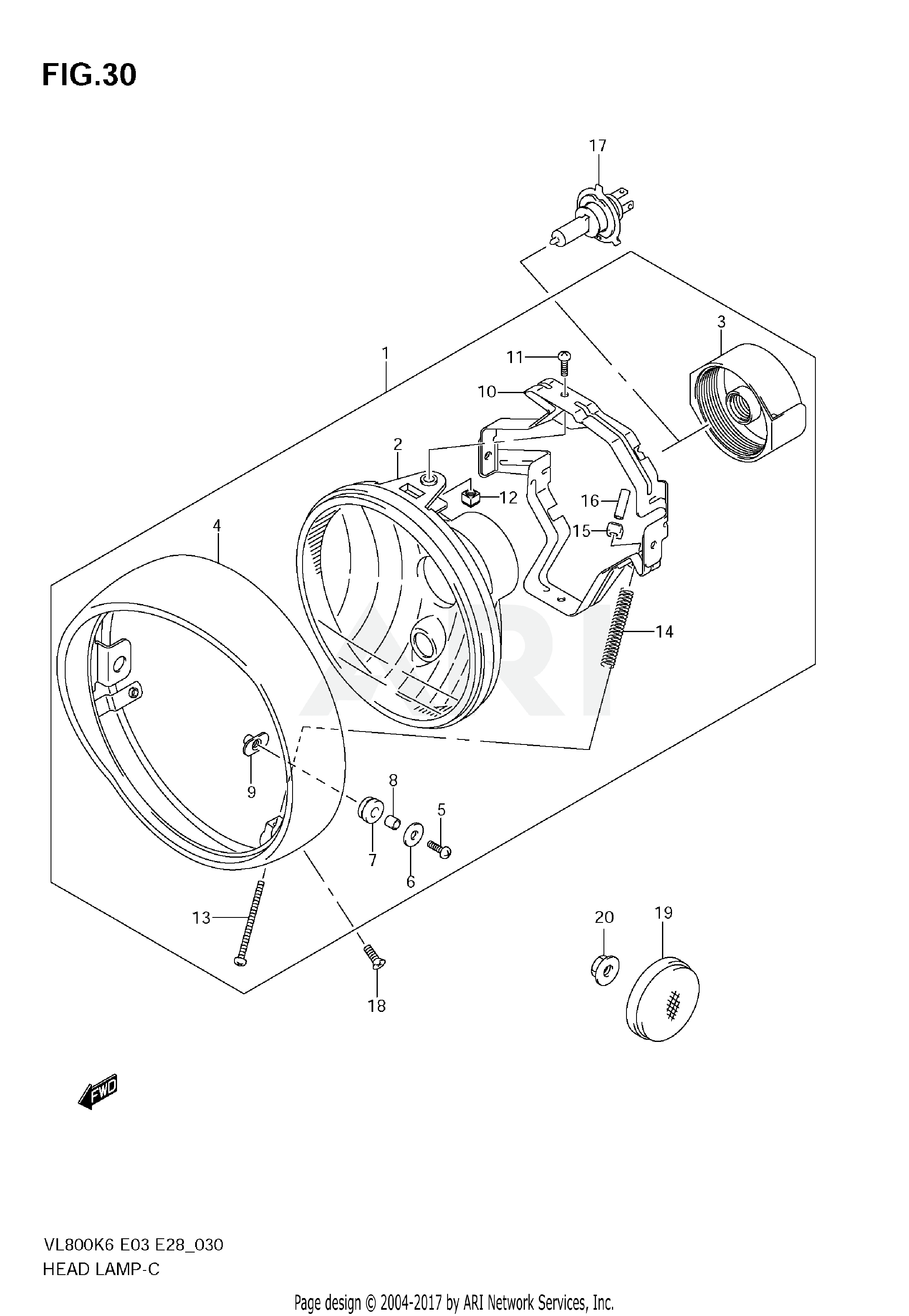 HEADLAMP ASSY