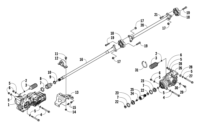 DRIVE TRAIN ASSEMBLY