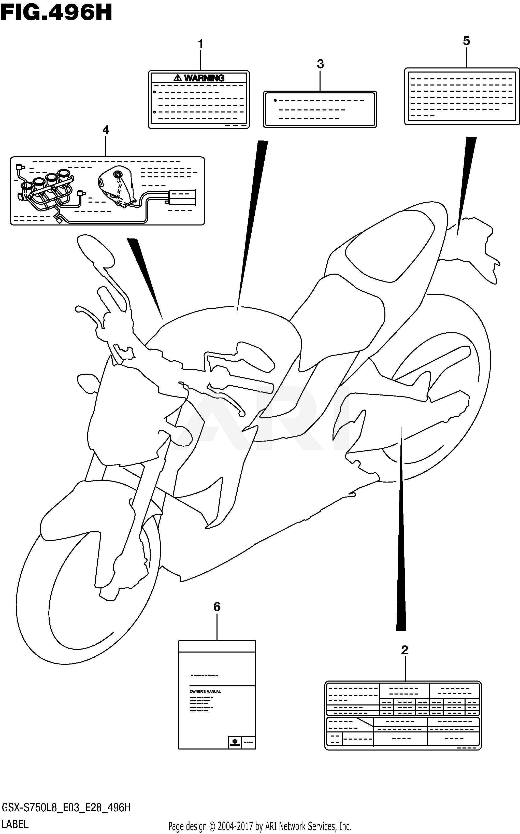 LABEL (GSX-S750AZL8 E33)