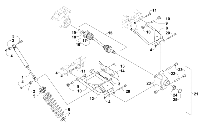 REAR SUSPENSION ASSEMBLY