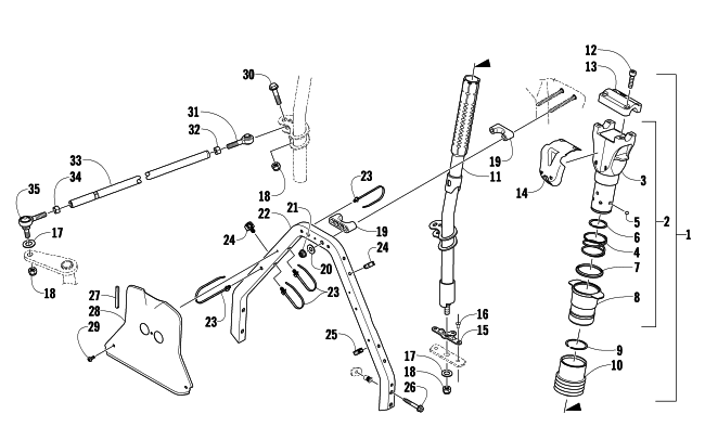 STEERING POST ASSEMBLY