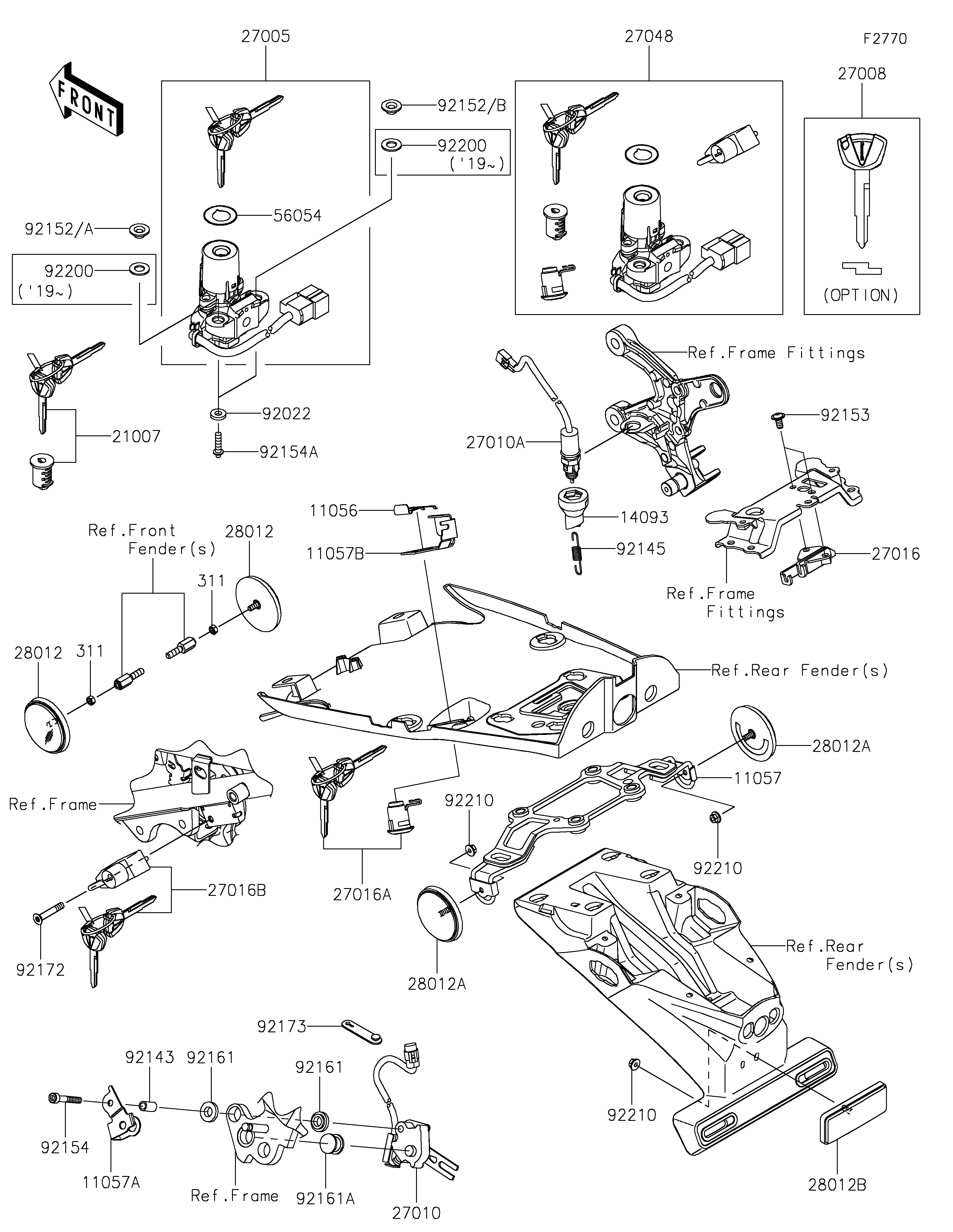 Ignition Switch/Locks/Reflectors