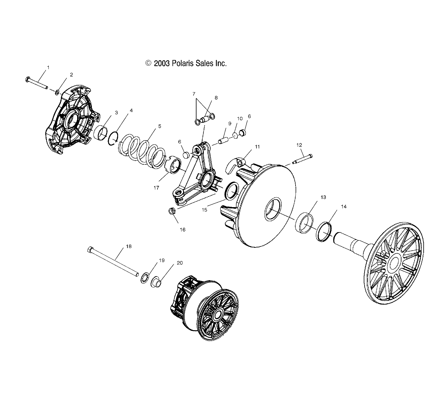 DRIVE CLUTCH - S04NT3AS/AE (4988718871B11)