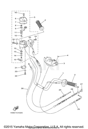 STEERING HANDLE CABLE